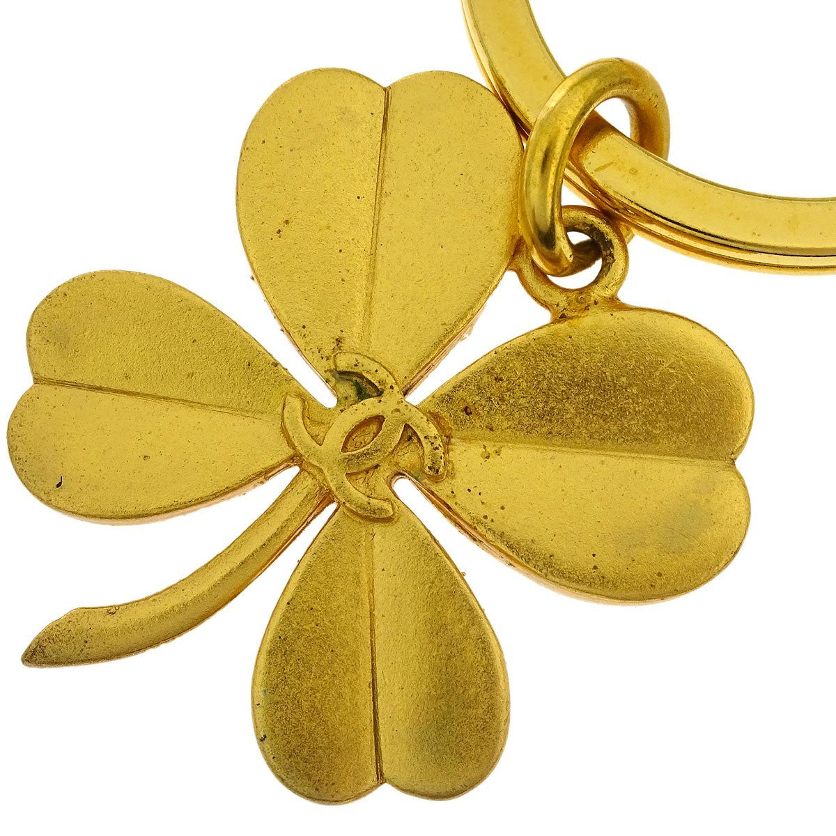 Chanel Vintage CC Keychain Metal