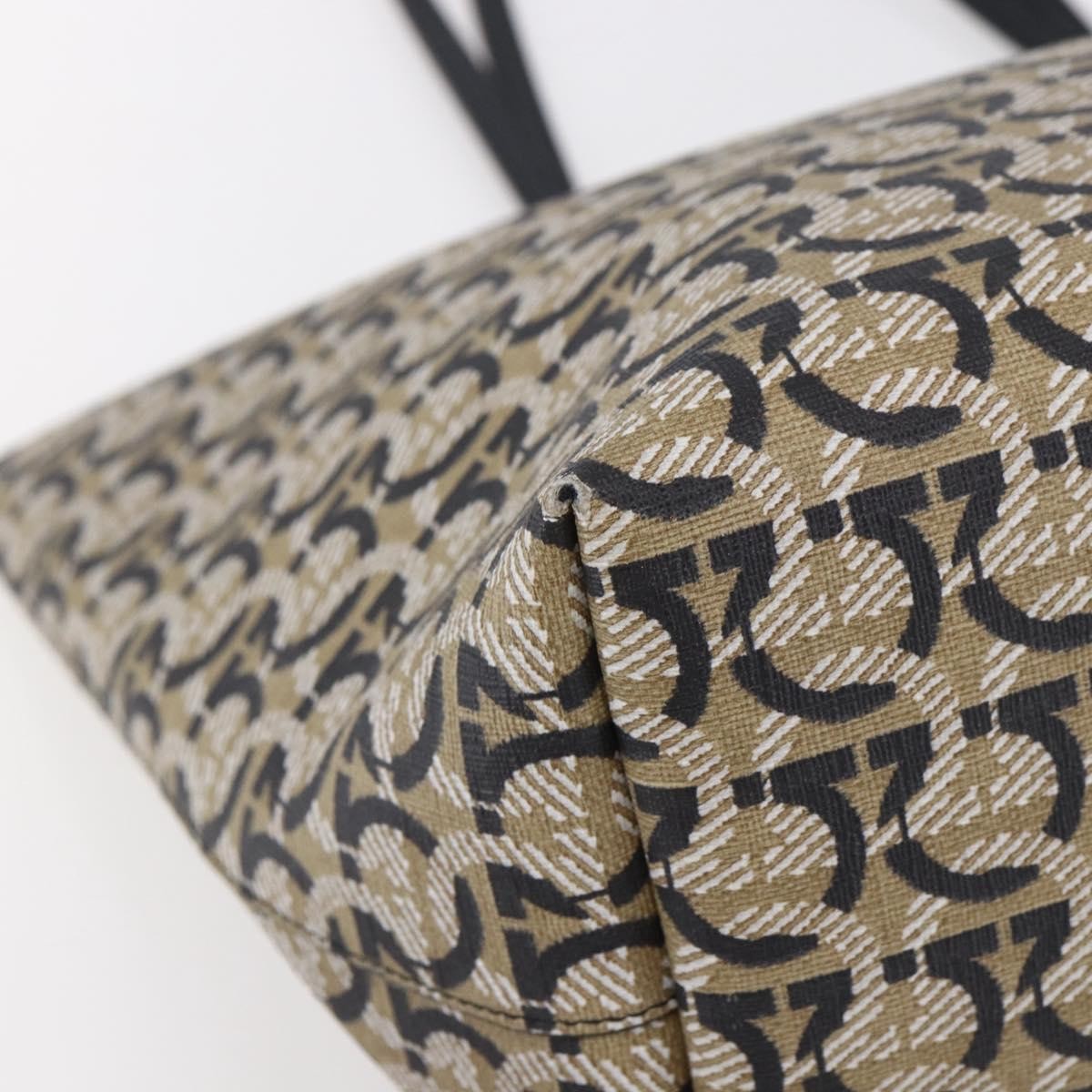 Salvatore Ferragamo Gancini Travel Tote Gancini Jacquard