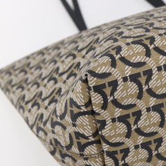 Salvatore Ferragamo Gancini Travel Tote Gancini Jacquard