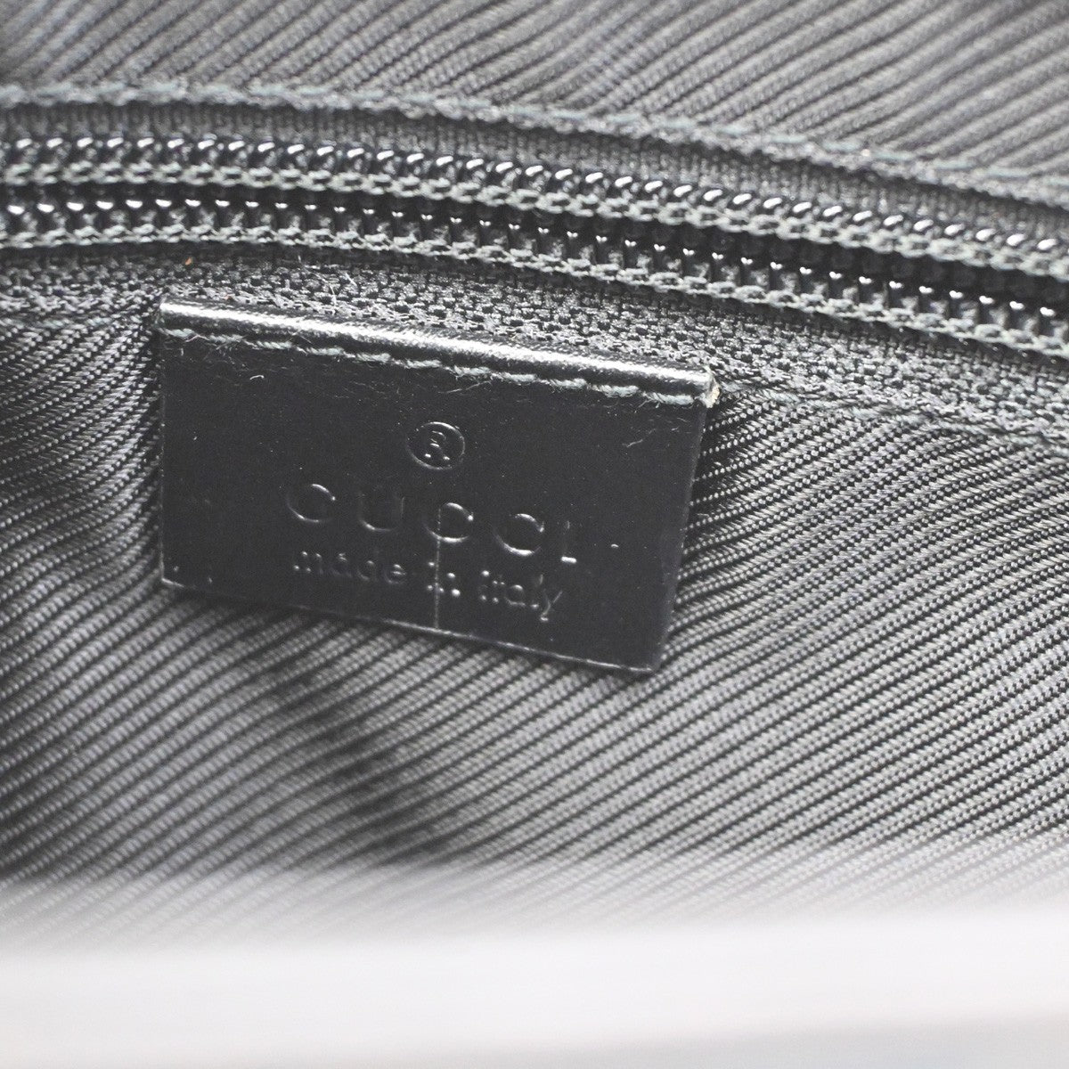 Gucci Vintage Flat Messenger Bag GG Canvas and Leather