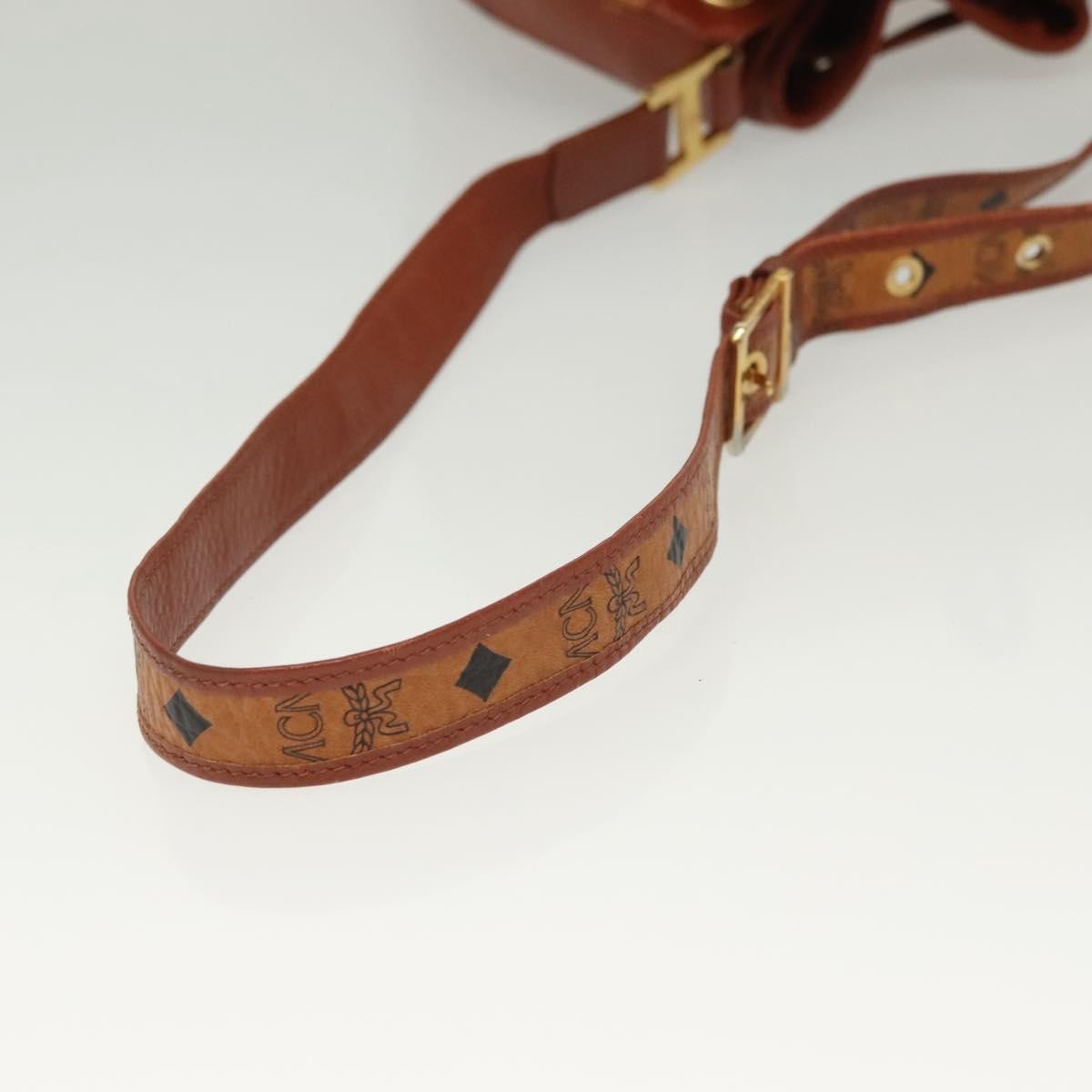 MCM Drawstring Shoulder Bag Leather