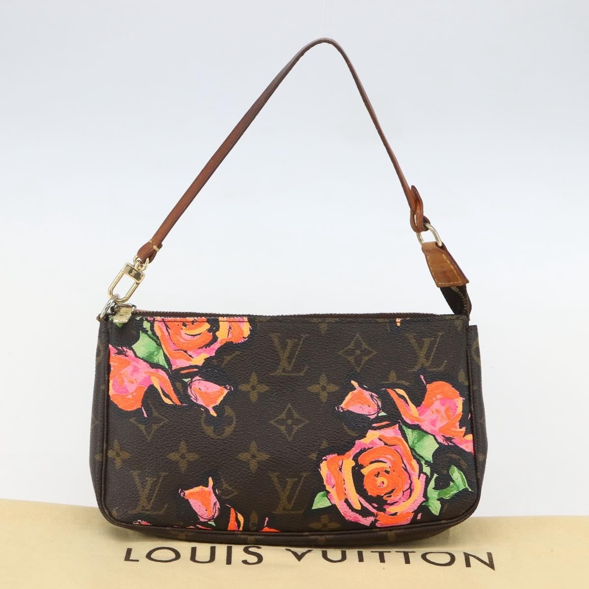 Louis Vuitton Pochette Accessoires Limited Edition Monogram Roses