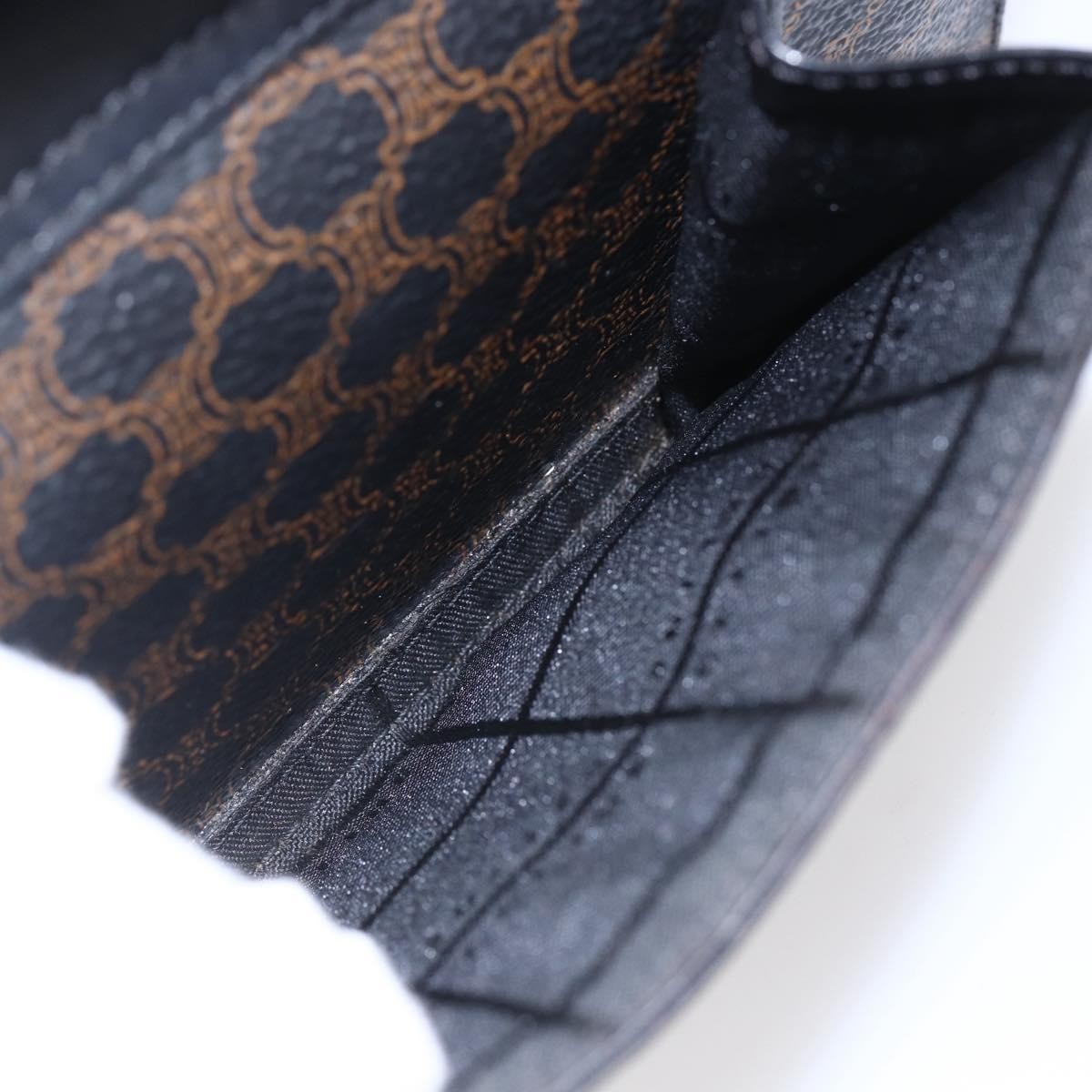 Celine Vintage Macadam Shoulder Bag Canvas