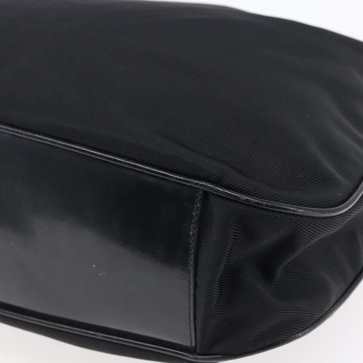 Gucci Vintage Bamboo Handle Open Hobo Nylon