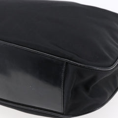 Gucci Vintage Bamboo Handle Open Hobo Nylon