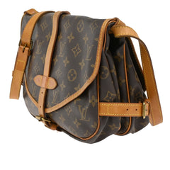 Louis Vuitton Saumur Handbag Monogram Canvas