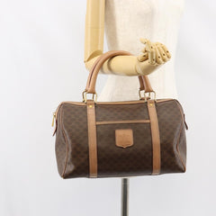 Celine Vintage Macadam Boston bag Canvas