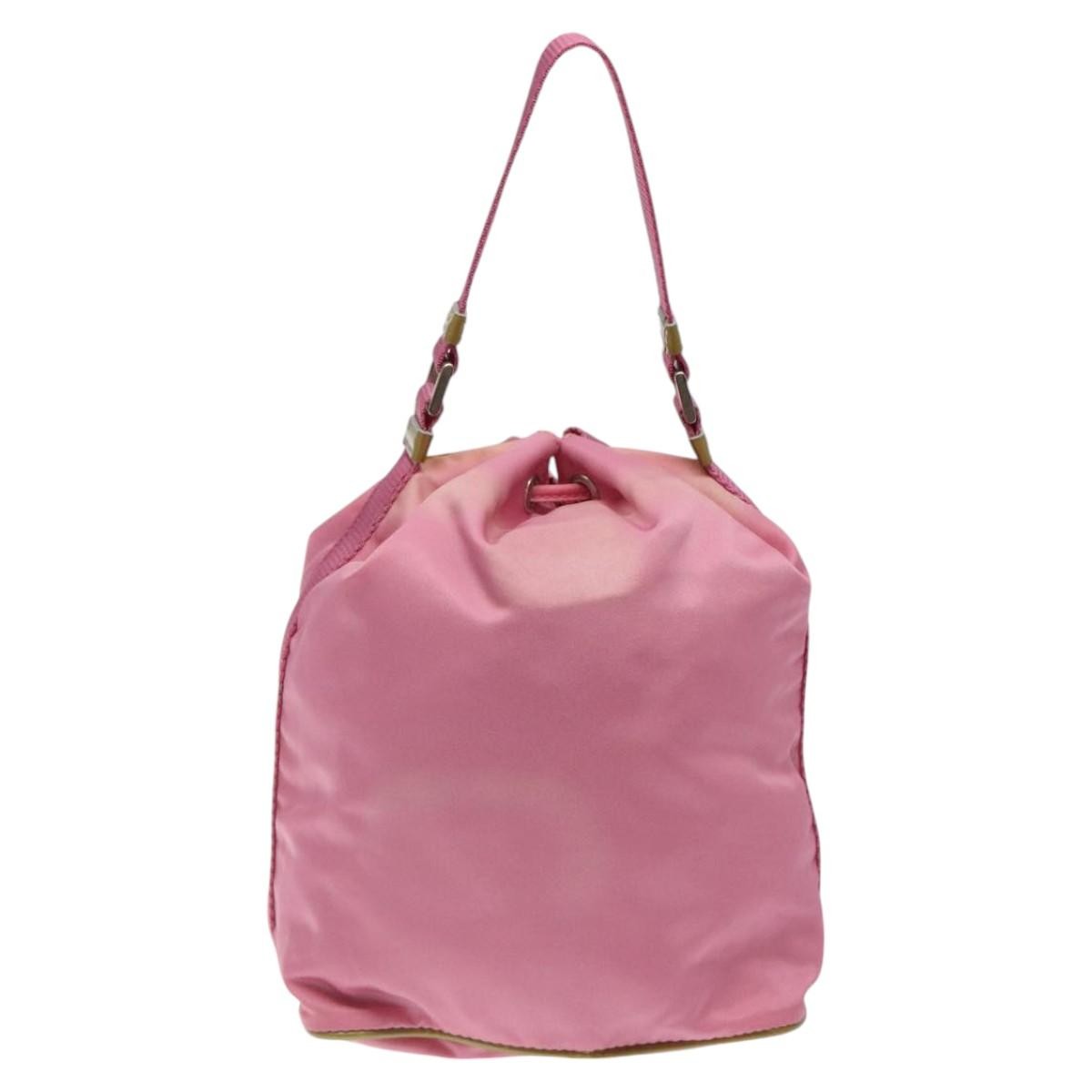 Prada Drawstring Bucket Bag Tessuto