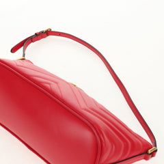 Gucci GG Marmont Pochette Shoulder Bag Matelasse Leather