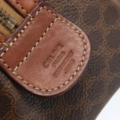 Celine Boston Bag Triomphe Coated Canvas