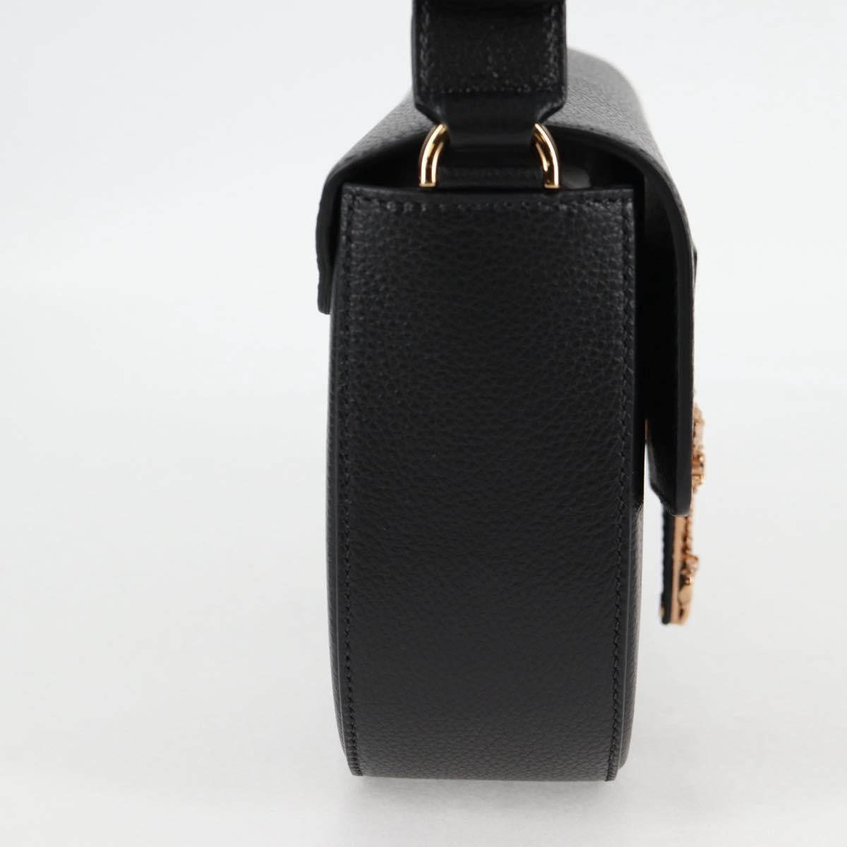 Versace Virtus Flap Messenger Bag Leather