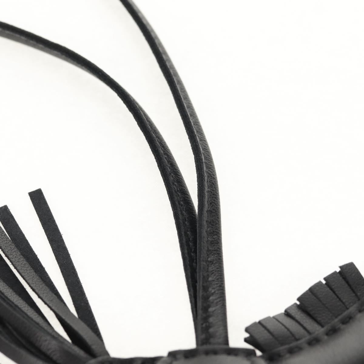 Hermes So Black GriGri Rodeo Bag Charm Leather