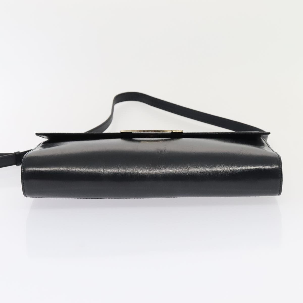 Celine Vintage Circle Logo Crossbody Bag Leather