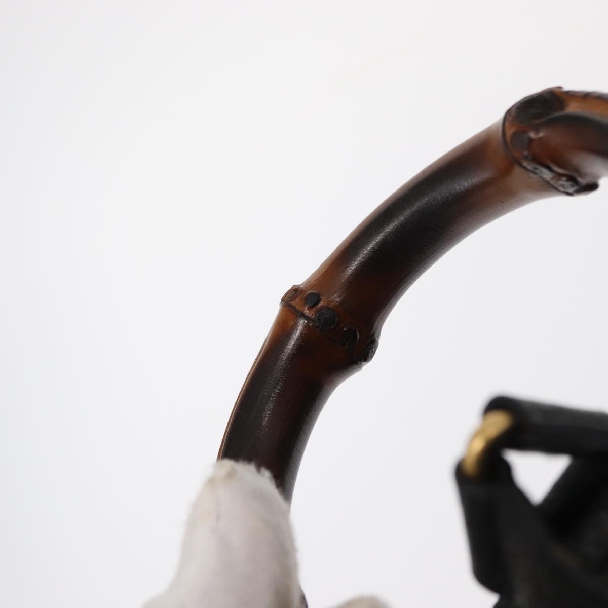 Gucci Vintage Bamboo Backpack Suede