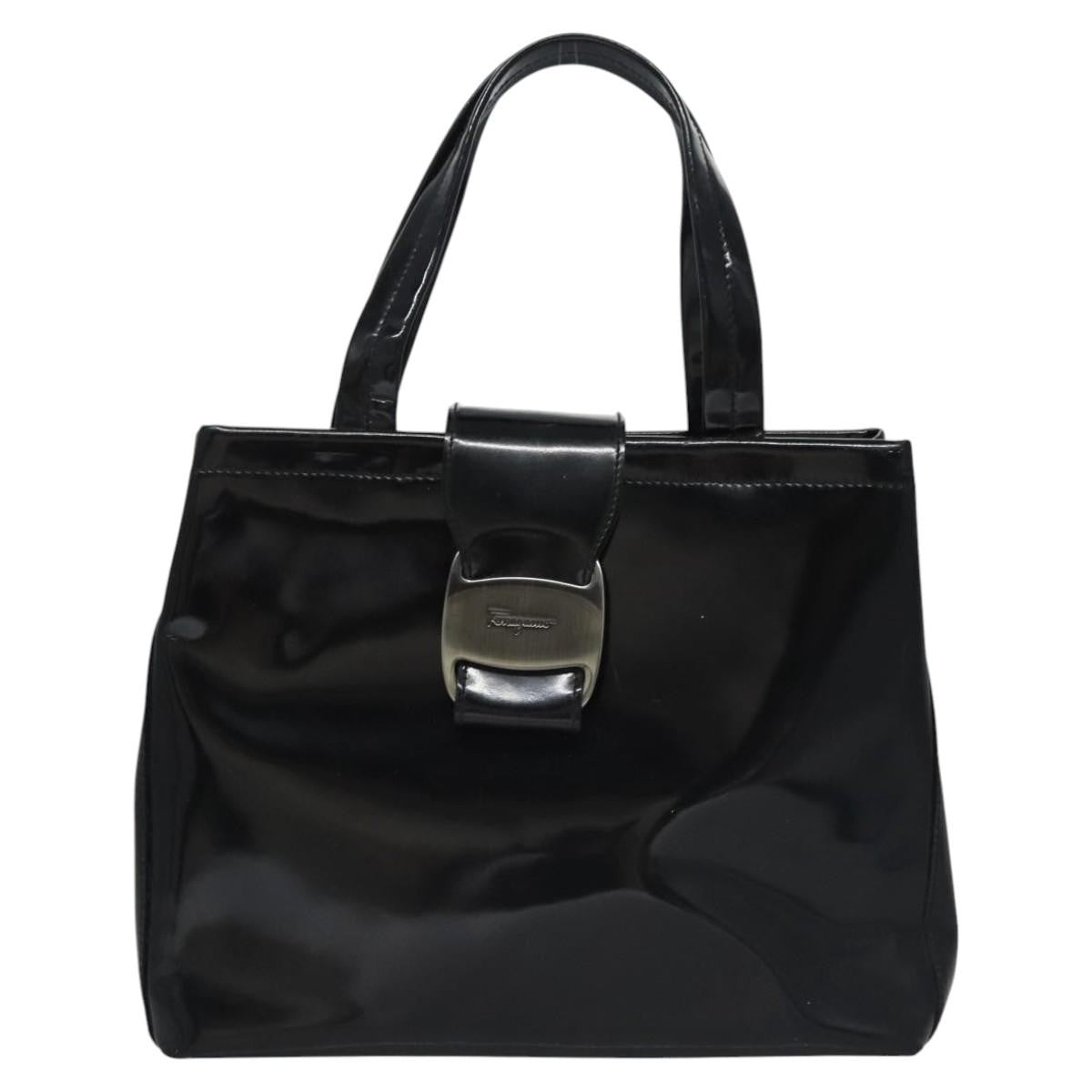 Salvatore Ferragamo Vara Tote Patent Leather