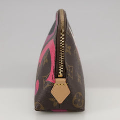Louis Vuitton Cosmetic Pouch Limited Edition Game On Monogram Canvas