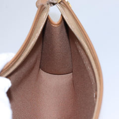 Christian Dior Vintage Honeycomb Zip Pouch Coated Canvas