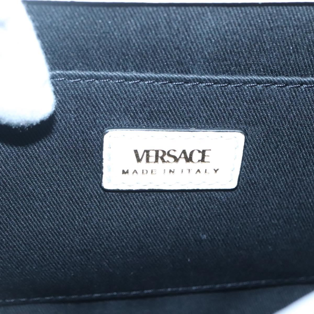 Versace Virtus Flap Messenger Bag Leather