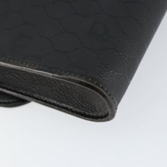 Christian Dior Vintage Honeycomb Flap Crossbody Bag Coated Canvas