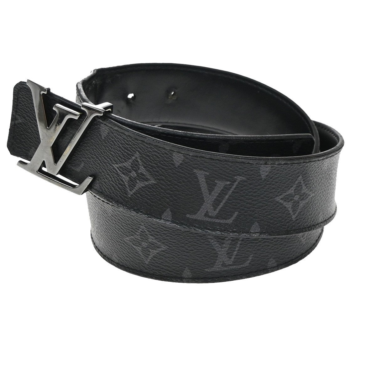 Louis Vuitton LV Initiales Belt Monogram Eclipse Leather