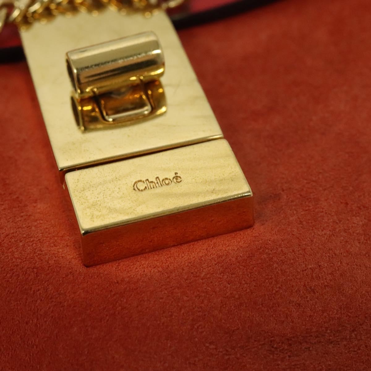 Chloe Drew Crossbody Bag Leather and Suede