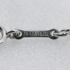 Tiffany & Co. Elsa Peretti Open Heart Pendant Necklace silver