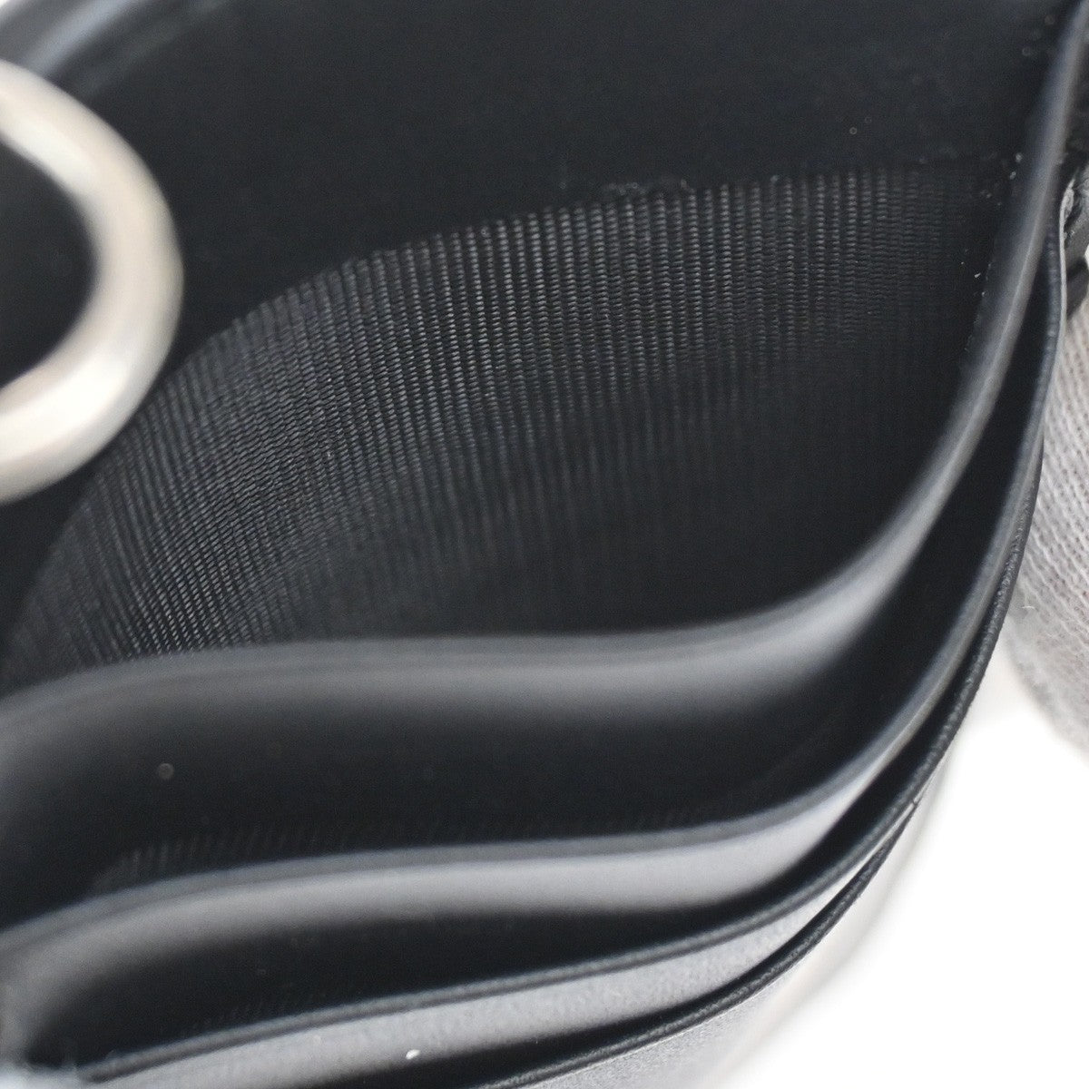 Gucci Bee Card Holder Printed GG Coated Canvas