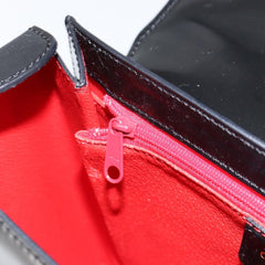 Celine Vintage Convertible Turnlock Top Handle Bag Leather