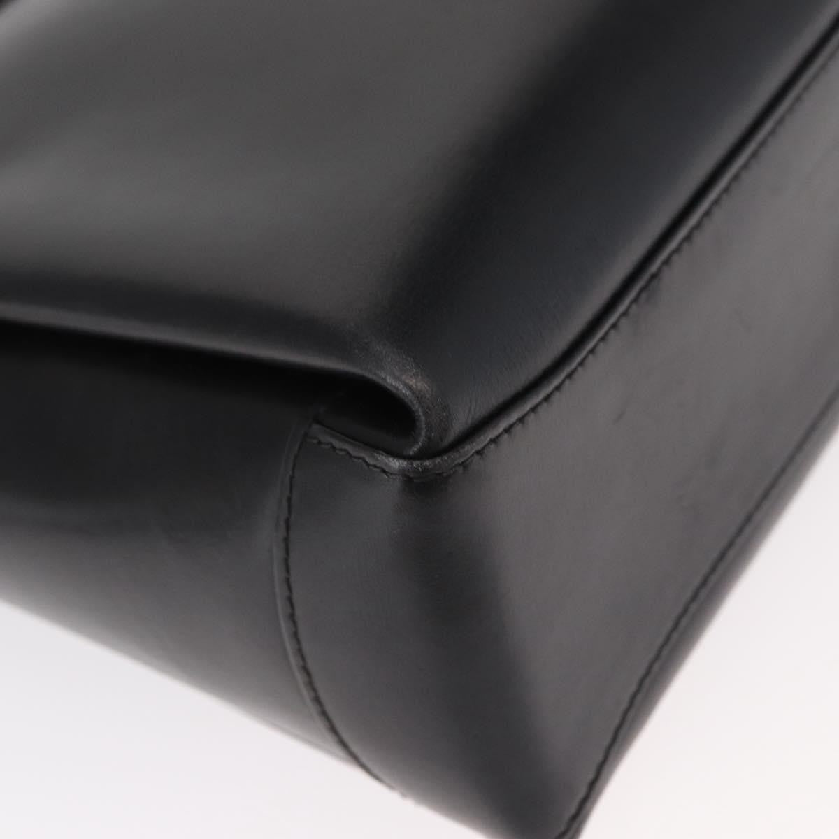 Gucci Vintage Convertible Bamboo Box Crossbody Bag Leather