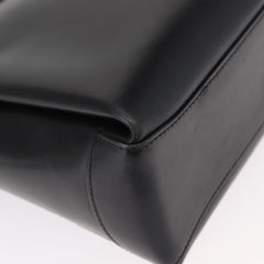 Gucci Vintage Convertible Bamboo Box Crossbody Bag Leather