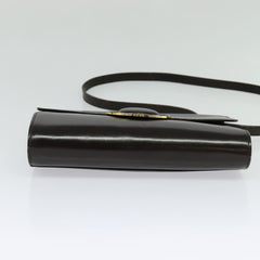 Celine Vintage Circle Logo Crossbody Bag Leather