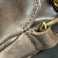 Gucci Vintage Bamboo Shoulder Bag Leather