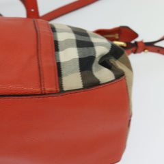 Burberry Bridle House Salisbury Tote Nova Check Canvas