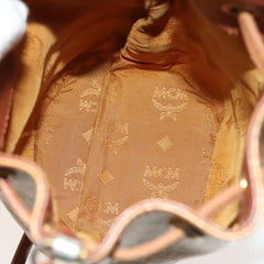 MCM Drawstring Shoulder Bag Leather