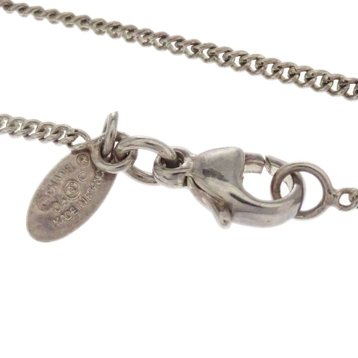 Chanel CC Pendant Necklace Metal