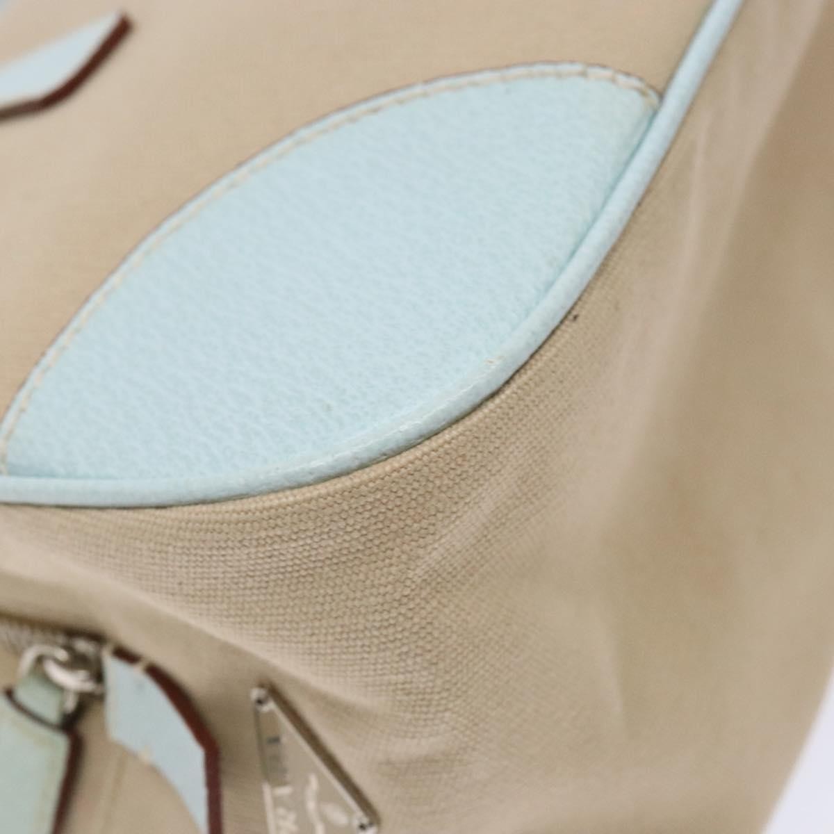 Prada Bauletto Bag Canvas with Leather