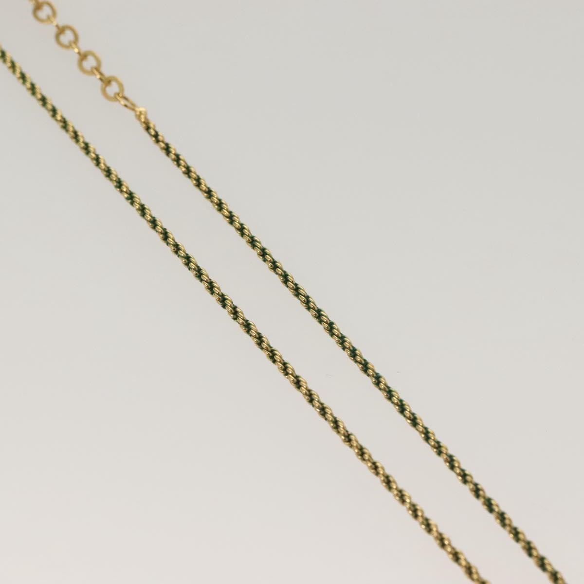 Christian Dior CD Pendant Necklace Metal