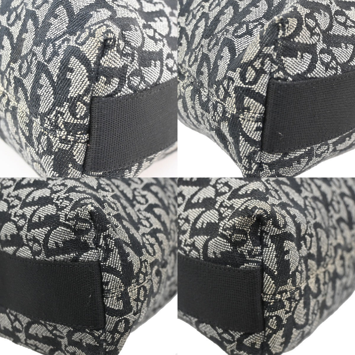 Christian Dior Vintage Trotter Messenger Bag Diorissimo Canvas