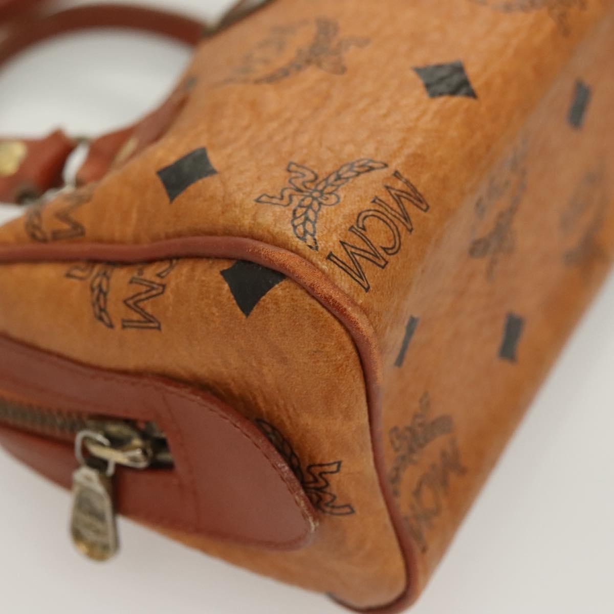 MCM Visetos logogramme Handbag Canvas and Leather