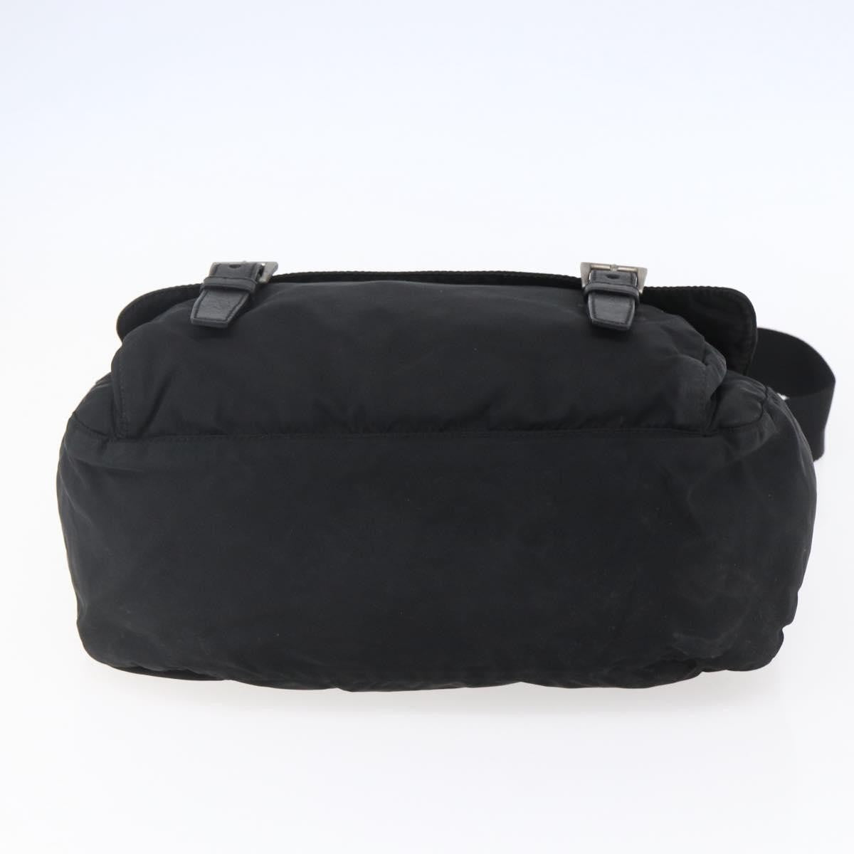 Prada Double Buckle Flap Messenger Bag Tessuto