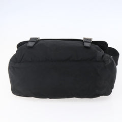 Prada Double Buckle Flap Messenger Bag Tessuto