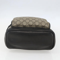 Gucci Zip Pocket Backpack Embellished GG Coated Canvas