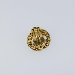 Chanel CC Round Earrings Metal