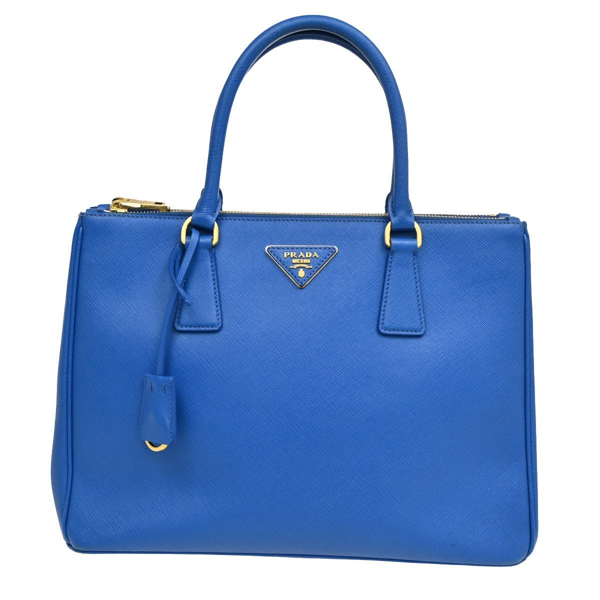 Prada Double Zip Tote Leather