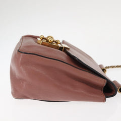 Chloe Elsie Chain Shoulder Bag Leather