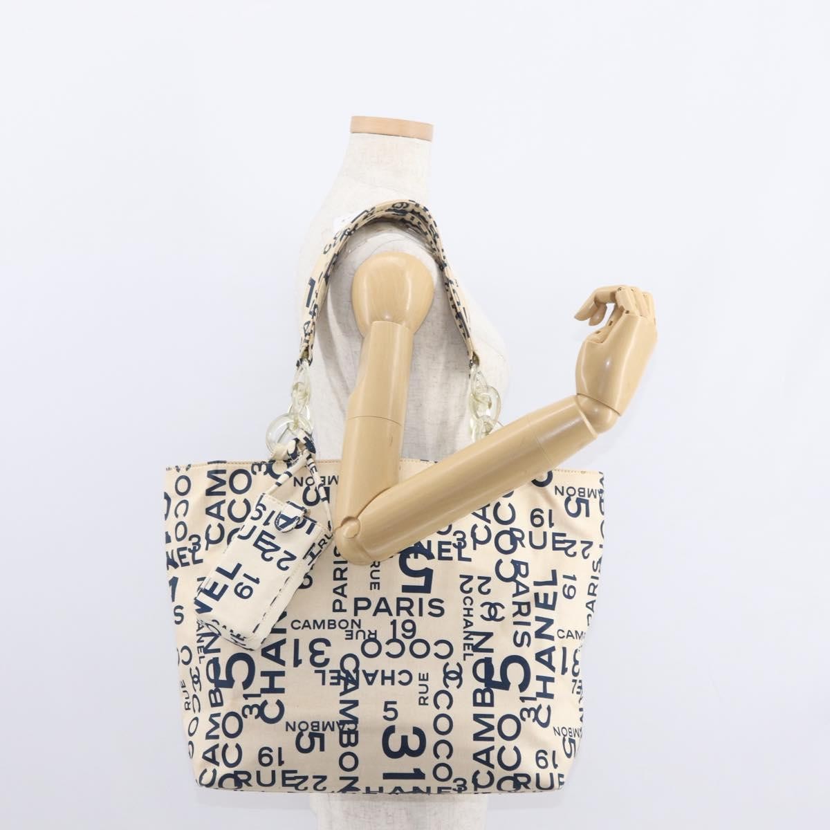 Chanel 31 Rue Cambon Beach Zip Tote Printed Canvas