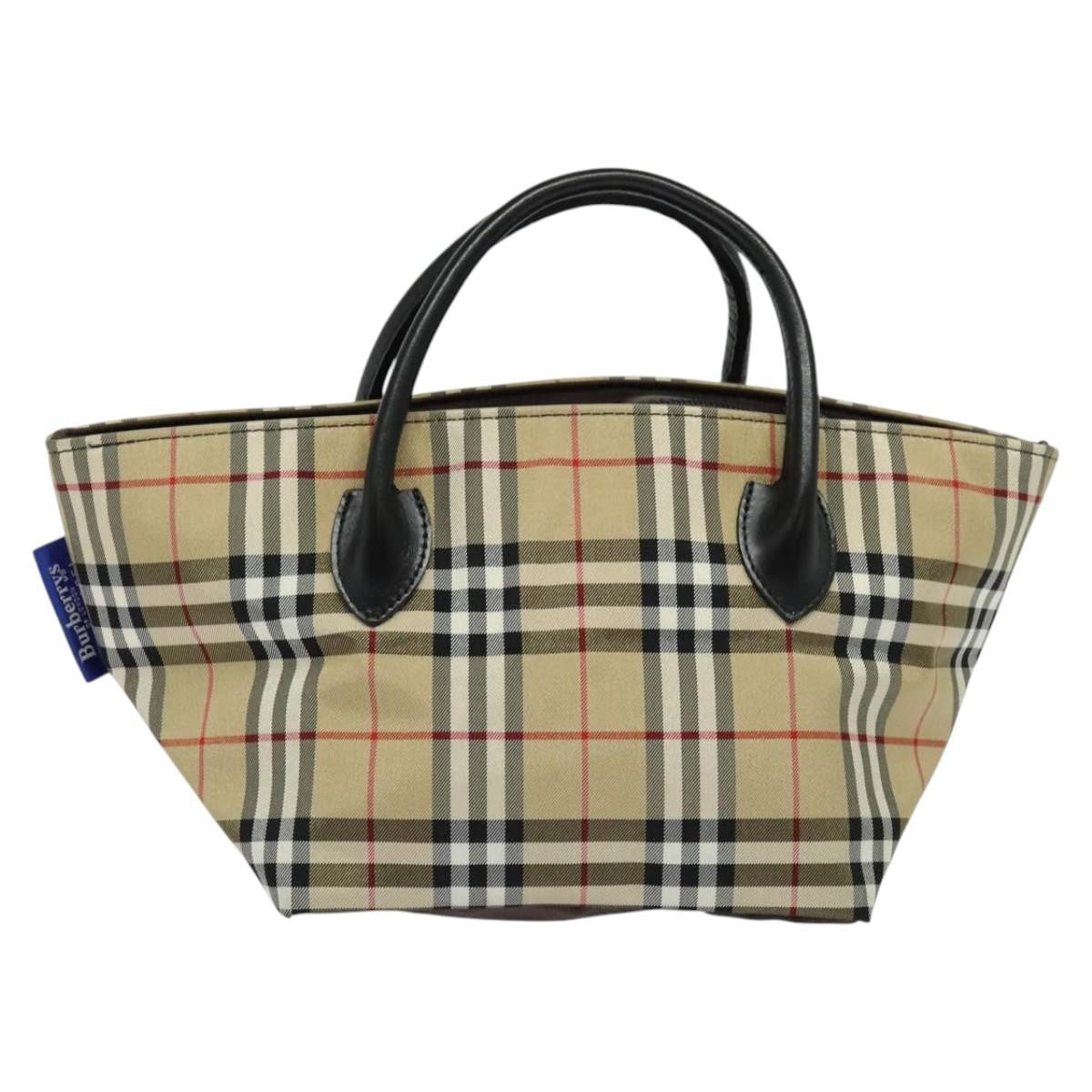 Burberry Nova Check Tote Nylon