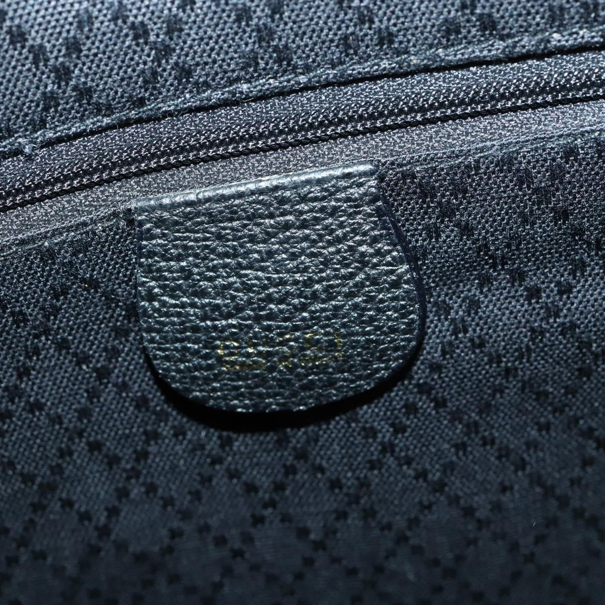 Gucci Vintage Bamboo Handle Bag Suede