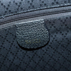 Gucci Vintage Bamboo Handle Bag Suede