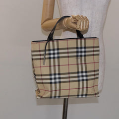 Burberry Nova Check Tote canvas check pattern